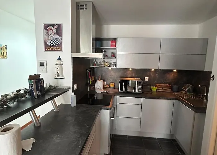 Apartment 38 M2 Apartment, 50 M From Beach, Balcony *